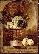 Frans Snyders Grapes, Peaches and Quinces in a Niche oil painting picture wholesale